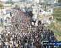 مسيرات جماهيرية  حاشدة في حجة تحت شعار “وفاءً لدماء الشهداء.. مع غزة حتى النصر”