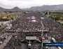 شاهد| صور جوية للطوفان البشري والحشود المليونية في ميدان السبعين بالعاصمة صنعاء في مسيرة “مع غزة و لبنان.. دماء الشهداء تصنع النصر”