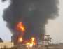 انفجار خزان وقود بميناء الحديدة