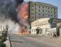 شبوة.. حريق هائل بأحد فنادق عتق وغياب تام للدفاع المدني 'فيديو'