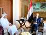 العليمي يبحث مع سفيري الإمارات ومصر جهود إحياء السلام في اليمن