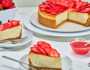 طريقة عمل تشيز كيك الفراولة المجمدة المخبوز في الفرن