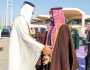 سمو أمير دولة قطر يغادر الرياض وفي مقدمة مودعيه سمو ولي العهد
