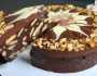 طريقة عمل تورتة الليزي كيك مع البقان وطبقة الشوكولاتة بالقهوة