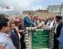 المؤيدي وصلاح يضعان حجر الأساس لمشروع تعشيب ملعب الكبسي بإب