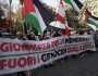 متظاهرون في إيطاليا تضامنا مع فلسطين ورفضا للعدوان الإسرائيلي على غزة