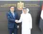 مكتوم بن بطي يتسلم البراءة القنصلية لقنصل عام أوزبكستان