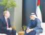 خالد بن محمد بن زايد يبحث مجالات التعاون مع نائب رئيس مجلس إدارة مايكروسوفت