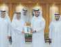 سلطان بن أحمد القاسمي يستقبل وفد محاكم مركز دبي المالي العالمي