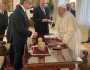 مرشح مصر لمنصب مدير عام «اليونسكو» يلتقي بابا الفاتيكان في المقر الباباوي