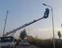 زرع 9 أعمدة إنارة جديدة بطريق «إبشان - عزبة الجمل» في بيلا بكفر الشيخ