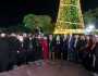 المجالي والعوايشة يطلقون إضاءة شجرة الميلاد في العقبة