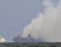 حريق في سفينة تجارية بعد هجوم بطائرة مسيّرة