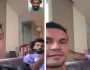 محمد صلاح يجري مكالمة بالصوت والصورة مع شبيهه .. فيديو