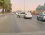 متهور يتسبب في حادث على دائري الرياض .. فيديو