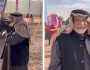 مسن سعودي يقطع 80 كم ليشجع المتسابقين في رالي داكار بعد وصولهم حائل .. فيديو