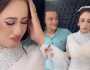 عروس تثير ضجة بتصرفاتها تجاه عريسها في حفل زفافهما .. فيديو