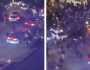 مشهد مروع لسائق يدهس مجموعة من مشجعي كرة القدم في أمريكا.. فيديو