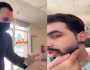 حلاق بنغالي يجيد اللهجة الحائلية بكل إتقان.. فيديو
