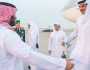 ولي العهد يستقبل أمير دولة قطر لدى وصوله الرياض