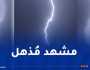 شاهد.. البرق يعانق المسجد النبوي وأمطار غزيرة بالمدينة