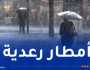 أمطار رعدية غزيرة بداية من الإثنين