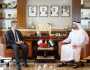 سيف بن زايد يلتقي وزير العدل الفرنسي