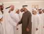 ذياب بن محمد بن زايد يُقدِّم واجب العزاء في وفاة ريم عمر النهدي