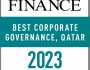 Ooredoo قطر تحصل على جائزة أفضل حوكمة مؤسساتية في حفل WorldFinance Awards
