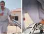 شبان يقومون بتشغيل سيارة بطريقة غريبة بدلاً من استخدام الأسلاك .. فيديو