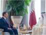 امير قطر يستقبل نائب الرئيس التركي
