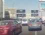 زحام مرورى أعلى كوبرى أكتوبر بسبب حادث تصادم سيارتين