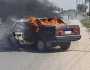 السيطرة على حريق سيارة ملاكى فى الطالبية دون إصابات