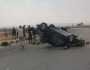 إصابة 25 عاملا فى حادث انقلاب سيارة على طريق مصر الإسماعيلية الصحراوى