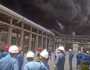 الاستماع لأقوال شهود العيان لكشف ملابسات حريق مصنع أسمدة التبين.. صور