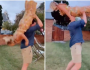 سقوط امرأة بشكل مروع خلال تنفيذها حركة استعراضية مع زوجها وإصابتها بالشلل ”فيديو”