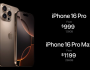 كم سعر هاتف iPhone 16 Pro و iPhone 16 Pro Max وموعد الحجز والطرح؟ .. الأسعار مفاجئة!
