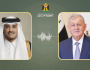 الرئيس العراقي وأمير قطر يتفقان على اعتماد وسيلة لسلام المنطقة