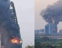 اندلاع حريق كبير بـ'برج النيل' في السودان (فيديو + صورة)
