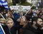 مظاهرة في أثينا احتجاجا على تقنين زواج المثليين