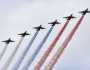 بالفيديو.. طائرات عسكرية تزين سماء موسكو بألوان العلم الروسي