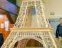 فرنسي يستغرق 8 سنوات في صنع برج إيفل بواسطة أعواد الثقاب ويفشل في دخول غينيس