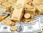 انخفاض أسعار الذهب مقابل ارتفاع الدولار