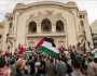عشرات التونسيين يتظاهرون أمام سفارة واشنطن تضامنا مع الفلسطينيين